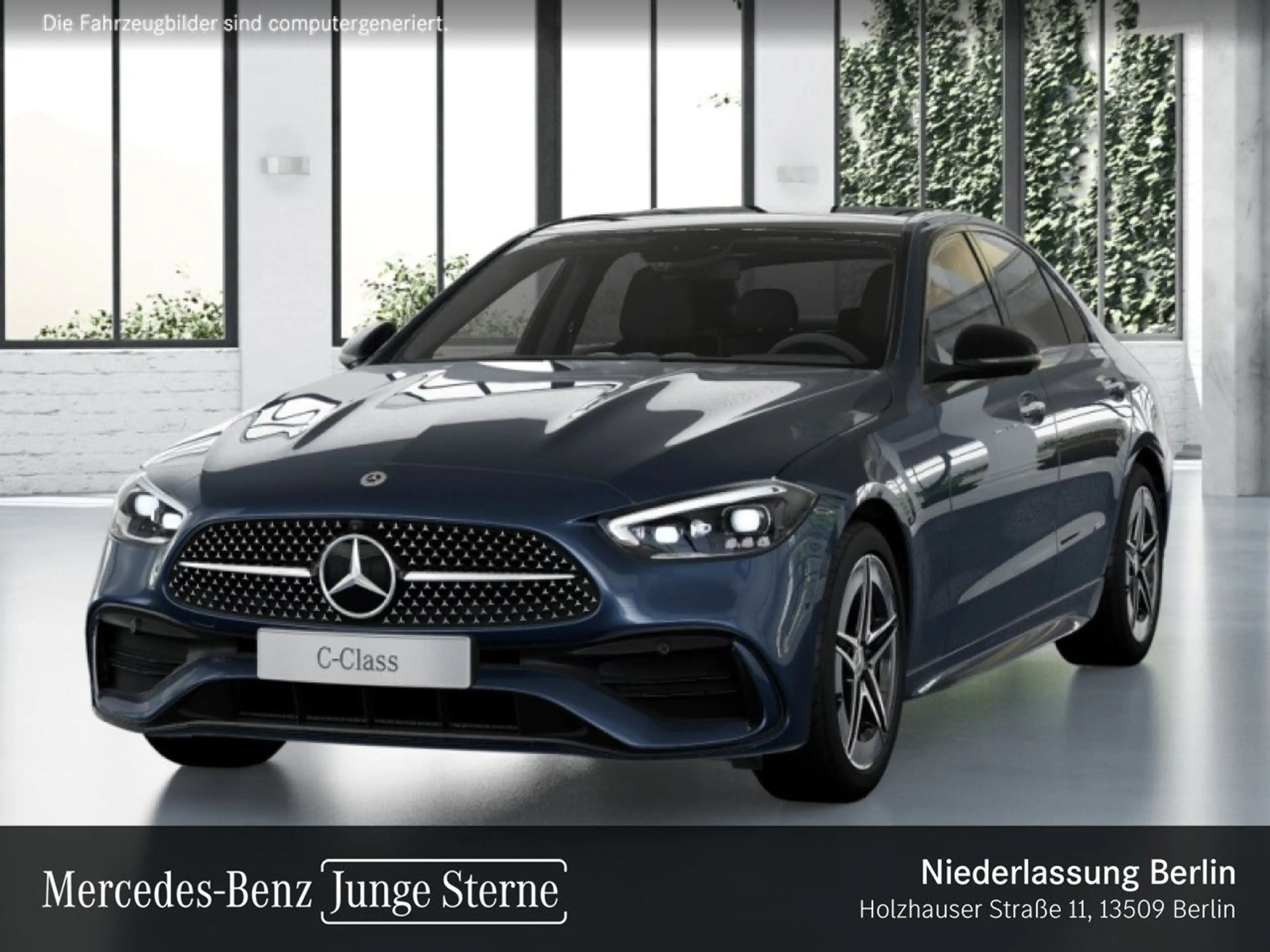 Mercedes-Benz C 200 AMG+NIGHT+PANO+360+TOTW+KEYLESS+9G — photo 2
