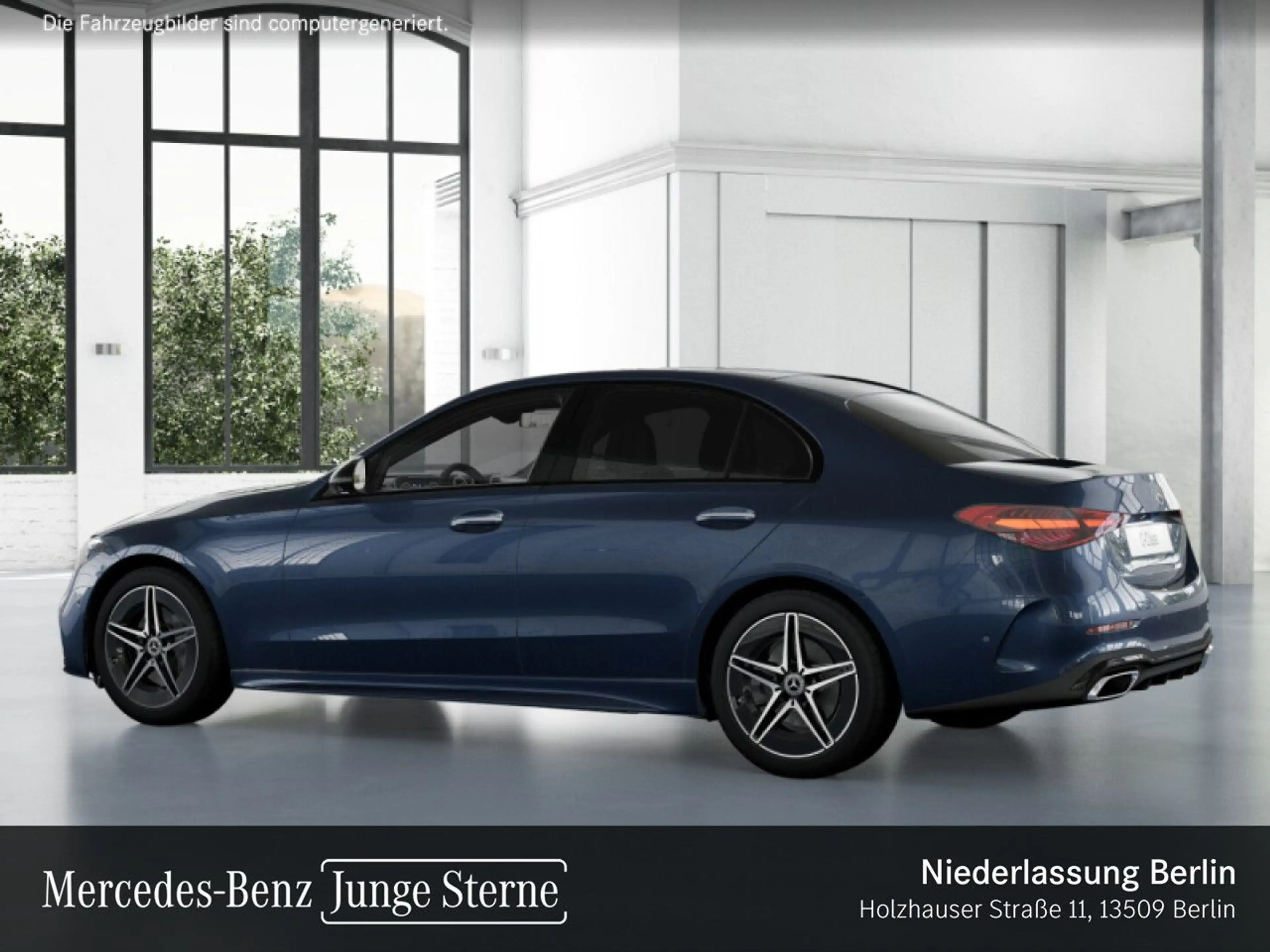 Mercedes-Benz C 200 AMG+NIGHT+PANO+360+TOTW+KEYLESS+9G — photo 14