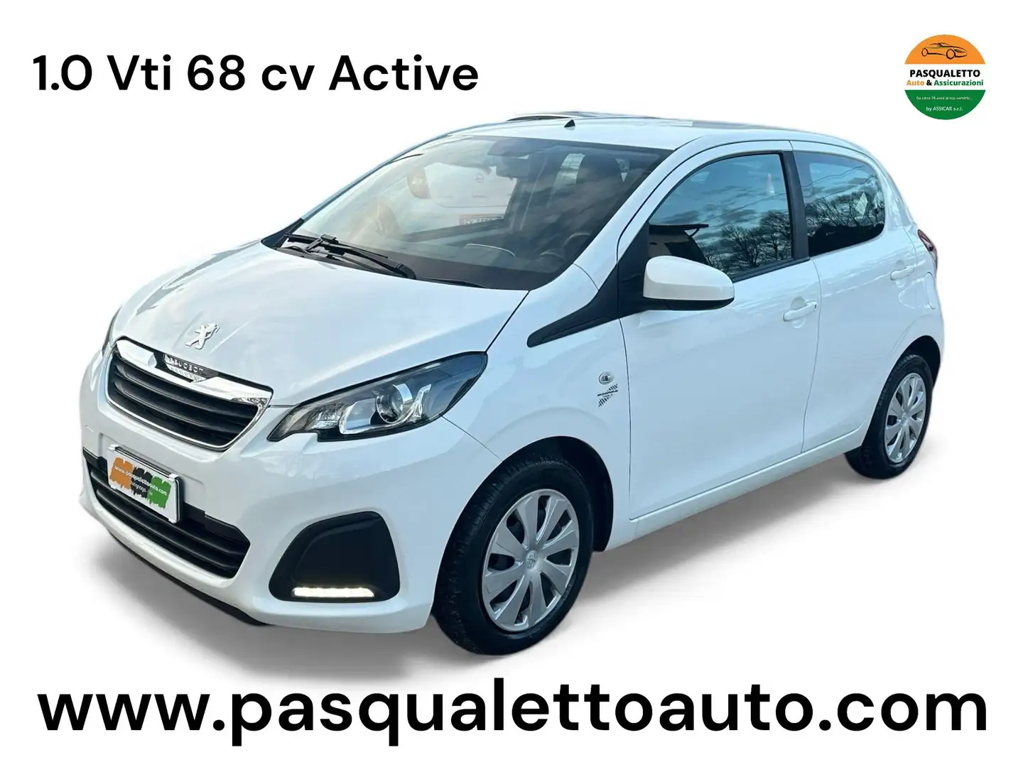Peugeot 108 Ok neo pat. 108 5p 1.0 vti Active E6 Weiß - 1
