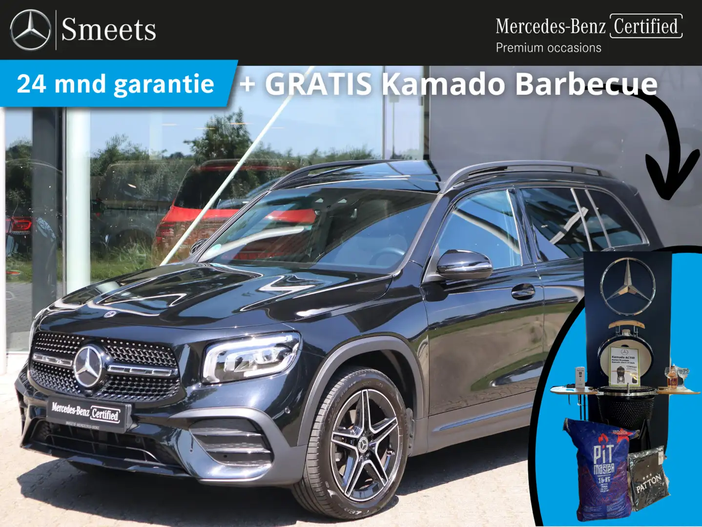 Mercedes-Benz GLB 200 AMG Line Panoramadak | Climate Control | Cruise Co Zwart - 1