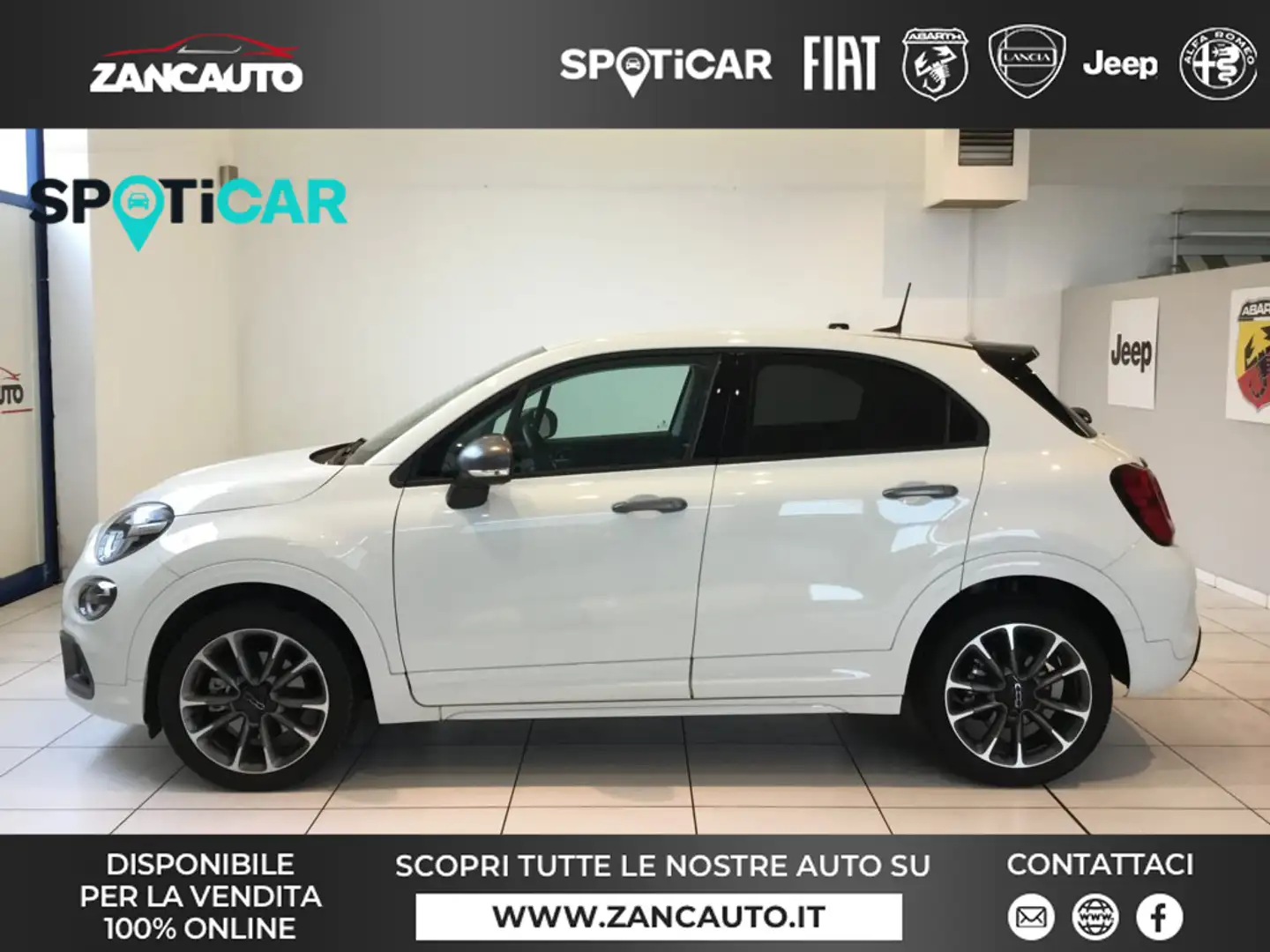 Fiat 500X 1.5 T4 Hybrid 130 CV DCT Sport MY24 Bílá - 1