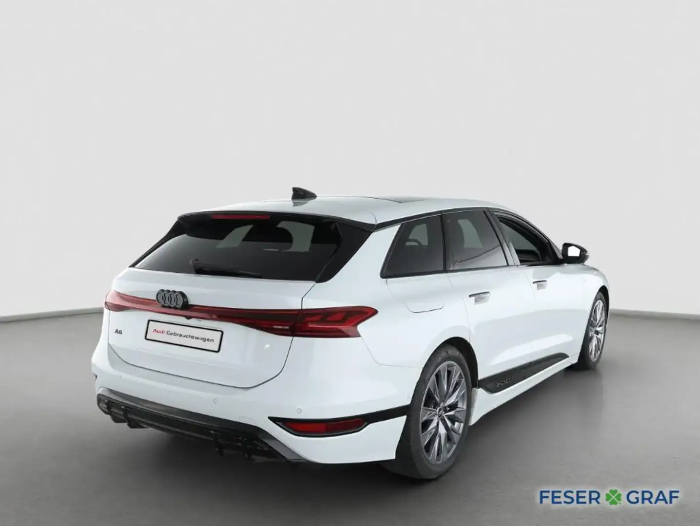 Audi A6 e-tron Avant - S line - AHK - B&O - Matrix - Blanc - 2