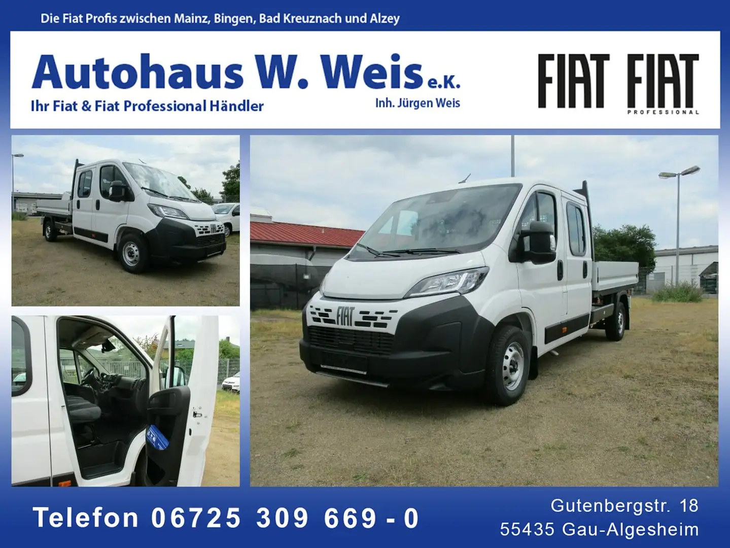 Fiat Ducato 35 L3 140 Multijet mit AHK - 1