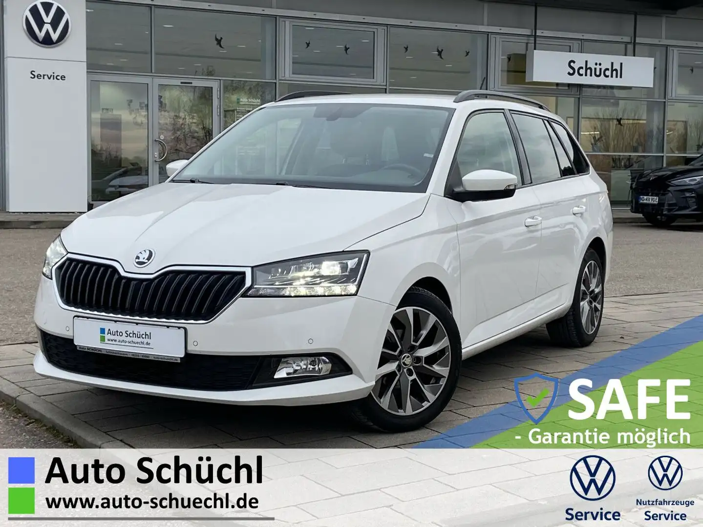 Skoda Fabia Combi 1.0 TSI Clever 16"+CLIMATRONIC+NAVI+ Weiß - 1