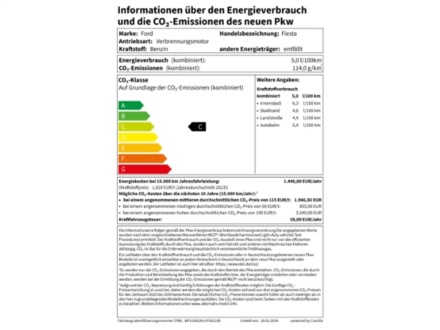 Ford Fiesta Titanium 1,0l EcoBoost Klimaautomatik+Apple Car Pl Noir - 2