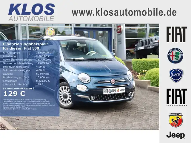 Fiat 500 DOLCEVITA 1.0 GSE HYBRID 70PS NAVI PDC GLASDACH