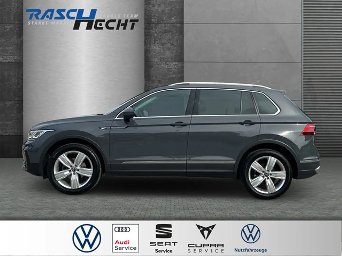 Volkswagen Tiguan Elegance 2.0 TDI DSG 4MOTION*AHK*NAVI* Gris - 2