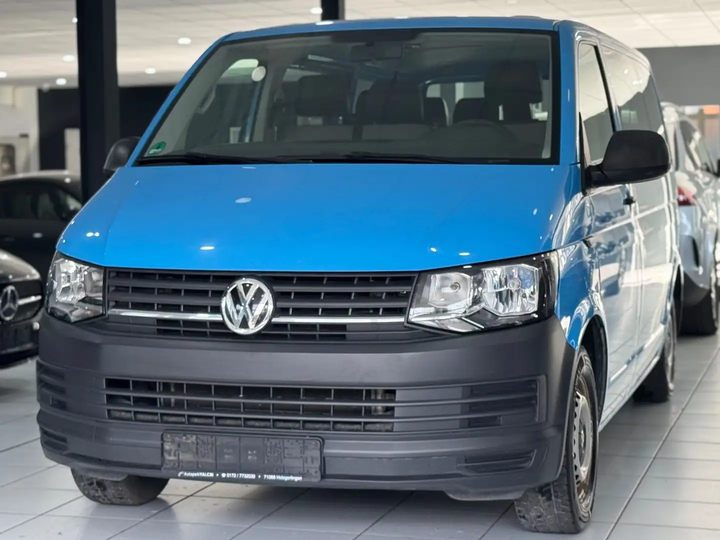 Volkswagen T6 Kombi T6 2.0 TDI *9-SITZER*KLIMA*AHK*ZAHNRIEMEN-NEU* Blau - 1