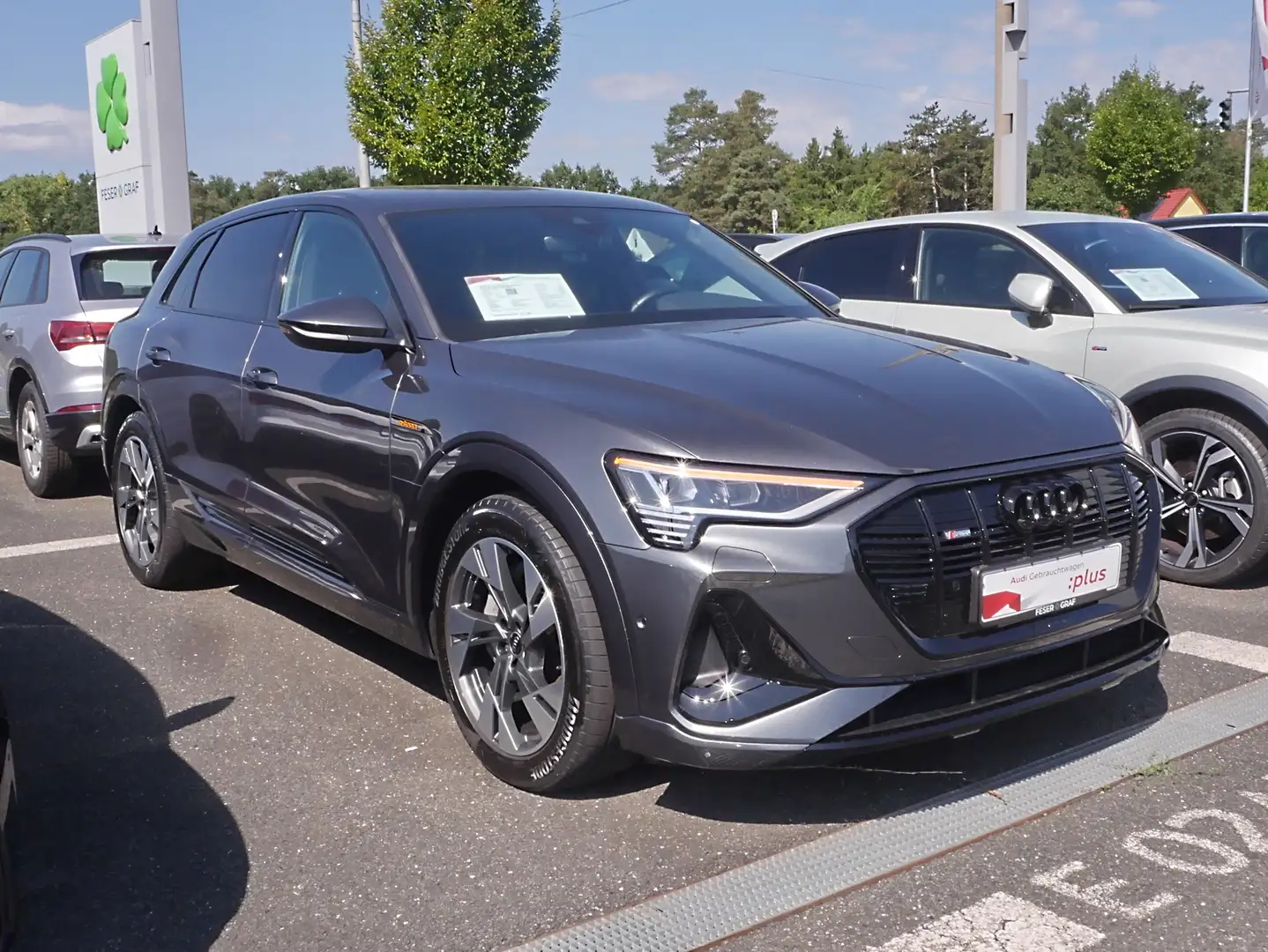 Audi e-tron S line 50 quattro Kamera AIR LED Navi 20" Grau - 2