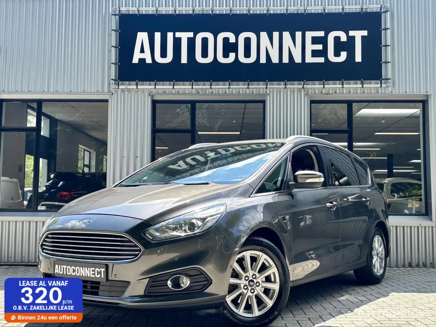Ford S-Max 1.5 Titanium 7persoons. NAVI, CRUISE, CLIMA. Grijs - 1