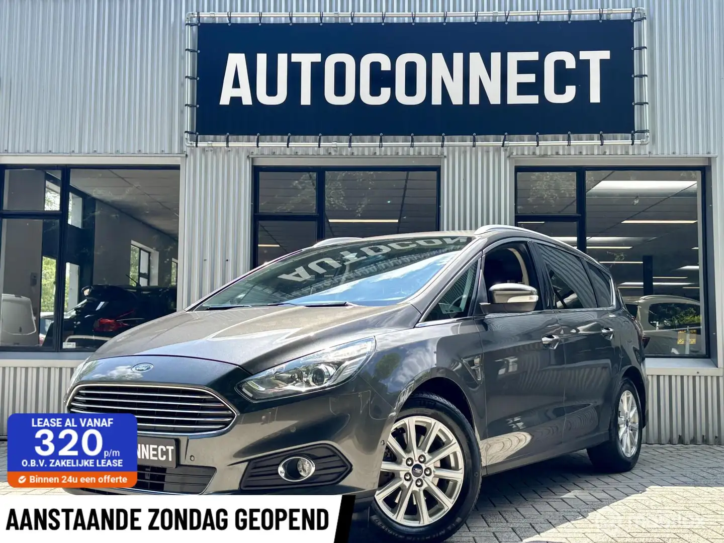 Ford S-Max 1.5 Titanium 7persoons. NAVI, CRUISE, CLIMA. Gris - 1
