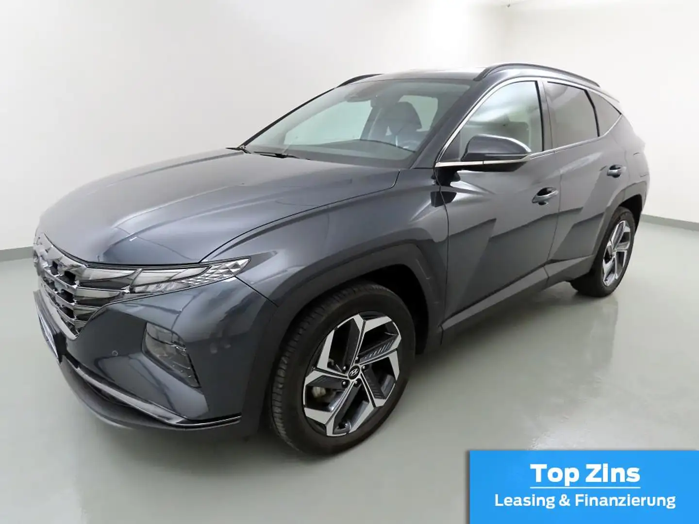 Hyundai TUCSON 1.6 T-GDI Prime Hybrid 4WD LED+ACC+Leder Grau - 2