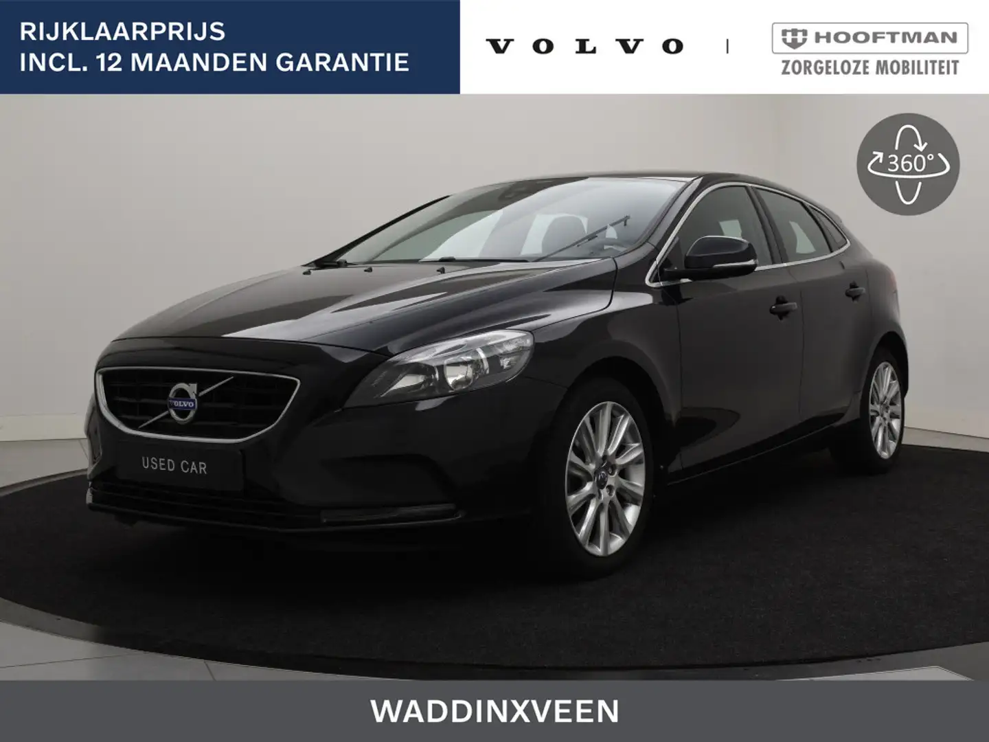 Volvo V40 T3 MOMENTUM CRUISE CONTROL NAVI BLUETOOTH CAMERA 1 Zwart - 1