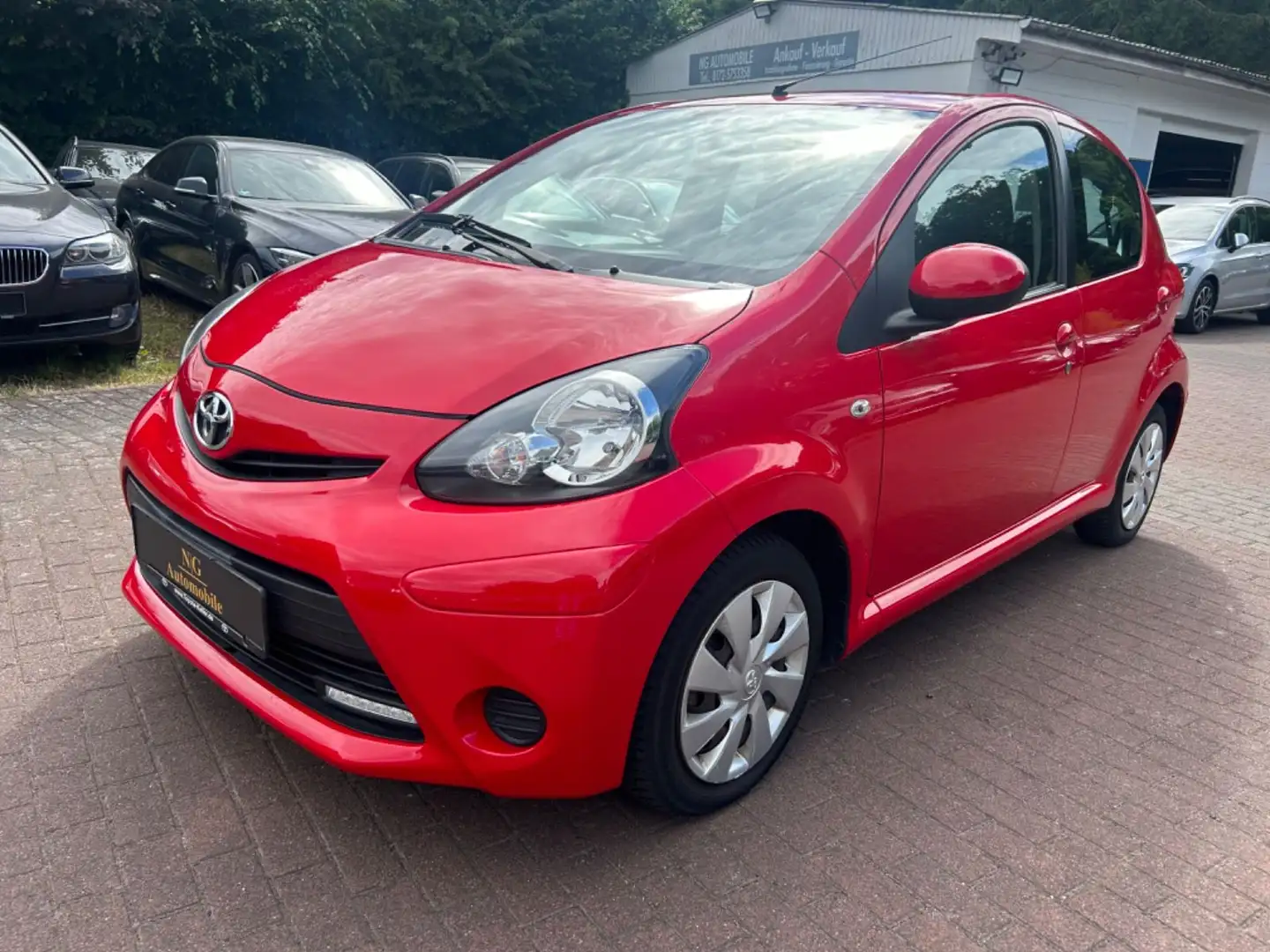 Toyota Aygo Cool 5 Trg. *Klima*Elek. Fenster*HU 01/27* Kırmızı - 1