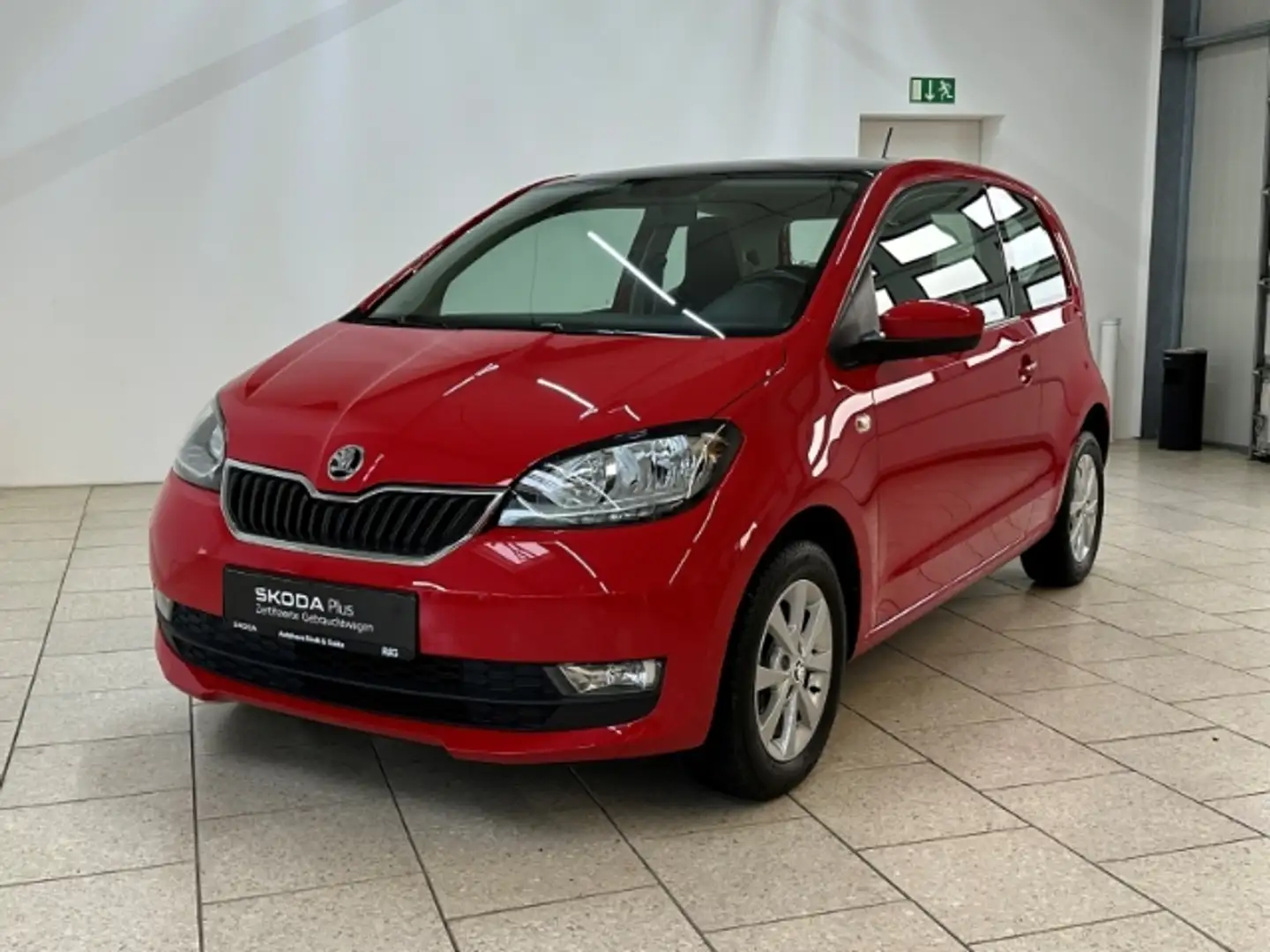 Skoda Citigo 1.0 MPI Style Panorama SHZ Climatronic PDC ZV eFH Rot - 2