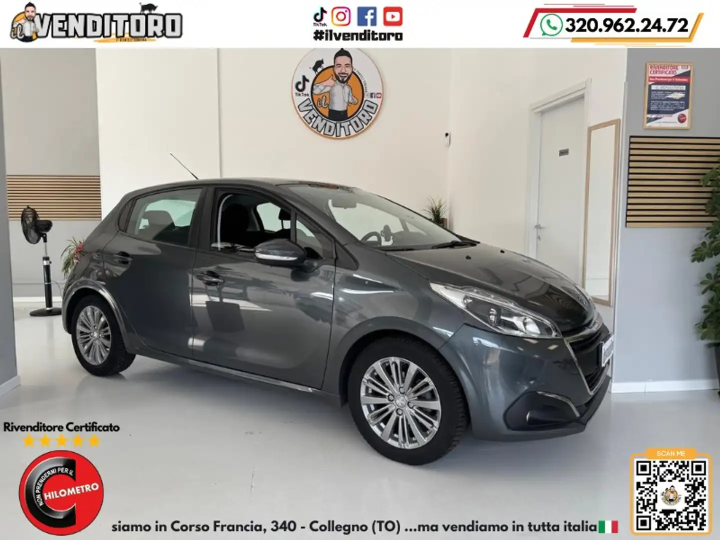 Peugeot 208 208 3p 1.2 puretech Allure 82cv Grau - 1
