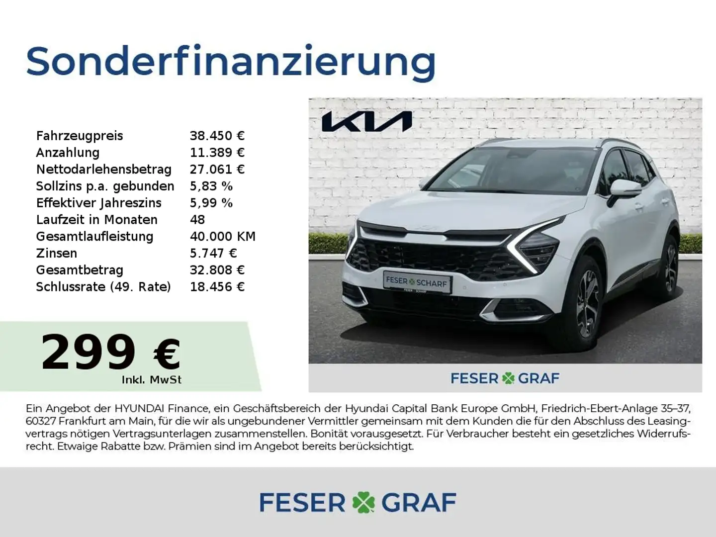 Kia Sportage 1.6T HEV AWD SPIRIT DRIVE 360° Blanc - 1