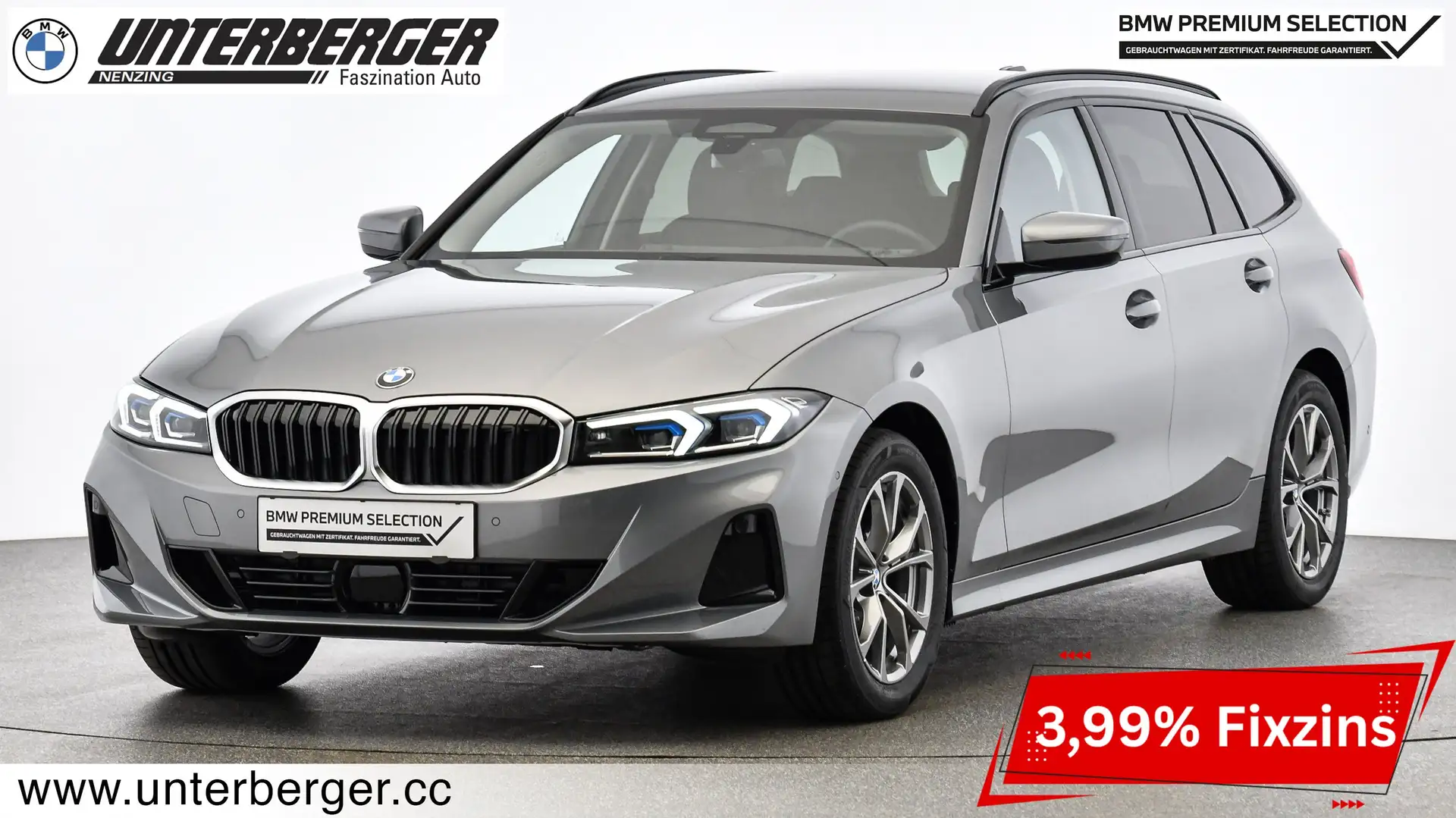BMW 320 d xDrive Sportsitze Fahrer und Beifahrer // elektr Grau - 1