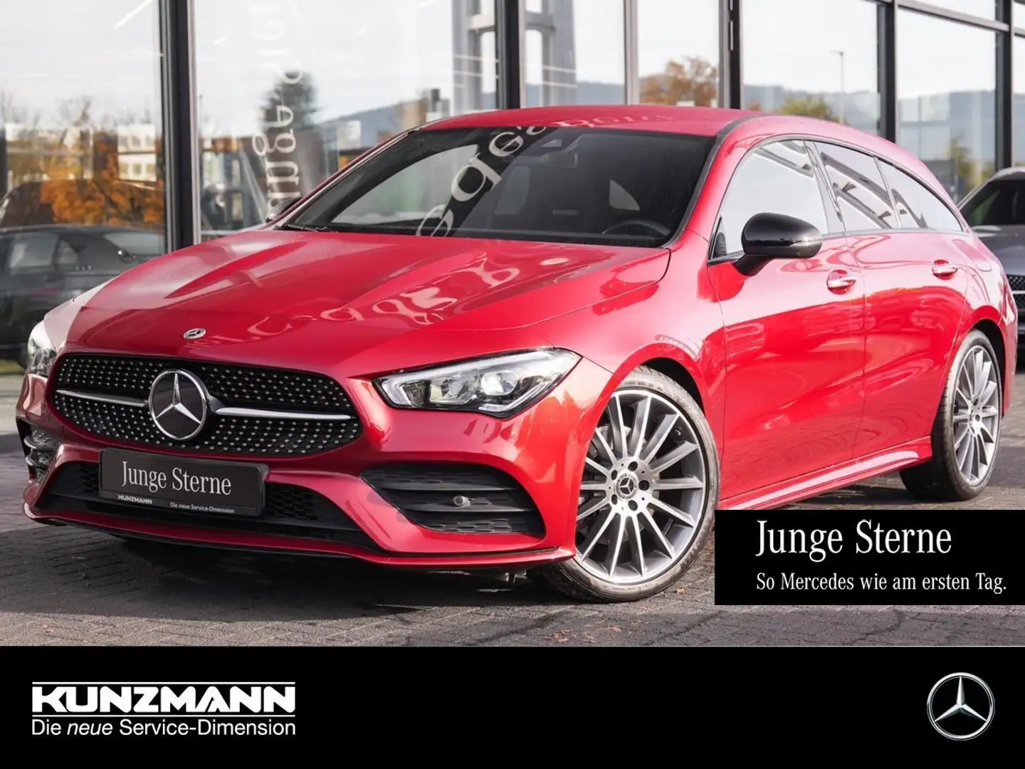 Mercedes-Benz CLA 200 SB AMG Night MBUXNavi+ Kamera Easy-Pack Rot - 1