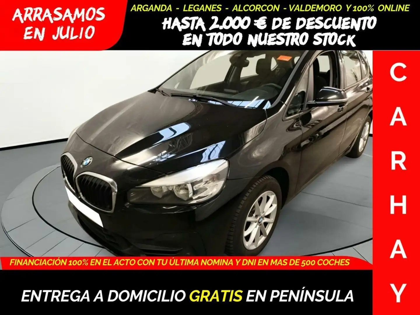 BMW 218 Active Tourer D ADBLUE Noir - 1