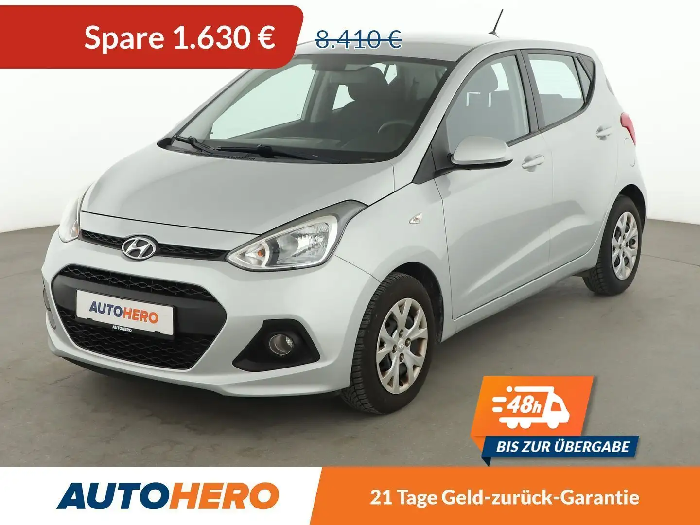 Hyundai i10 1.0 Basis*KLIMA*CD*USB*GARANTIE* Grau - 1