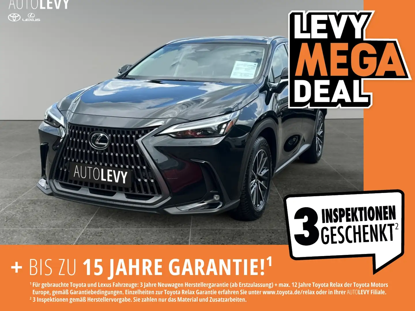 Lexus NX 350h Executive +Allwetter+Panorama+Kamera+Temp Schwarz - 1