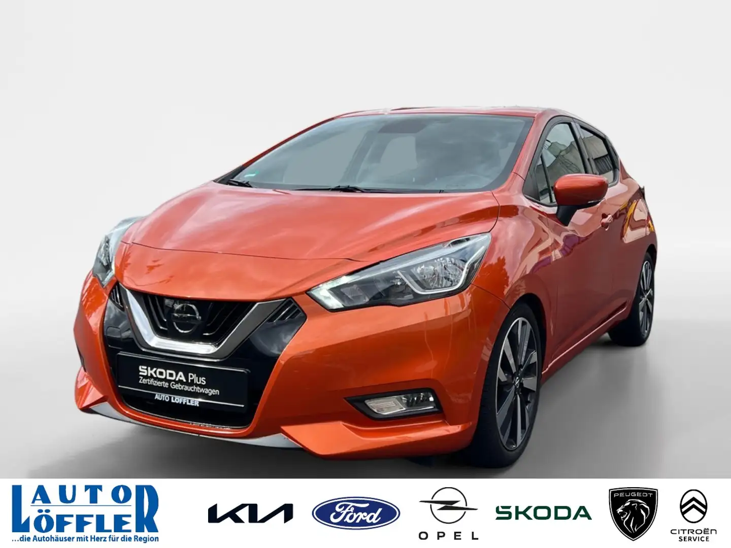 Nissan Micra N-Connecta #TÜV*ServiceNeu #Garantie Klima Navi Orange - 1