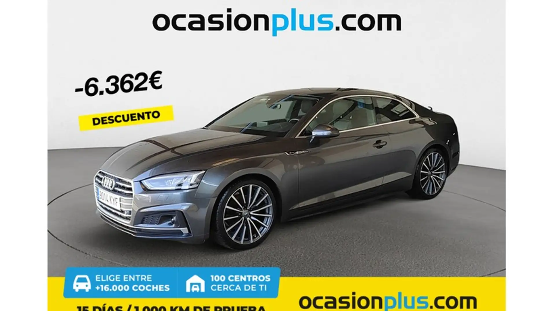 Audi A5 Coupé 40 TFSI S line S tronic Gris - 1