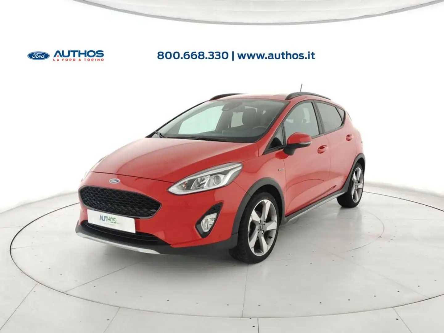 Ford Fiesta Active 1.0 ecoboost s&s 125cv my19 Red - 1