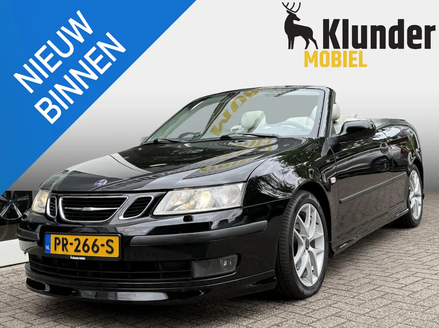 Saab 9-3 Cabrio 2.0 Turbo Aero Aut. |Xenon|PDC|Clima| Noir - 1