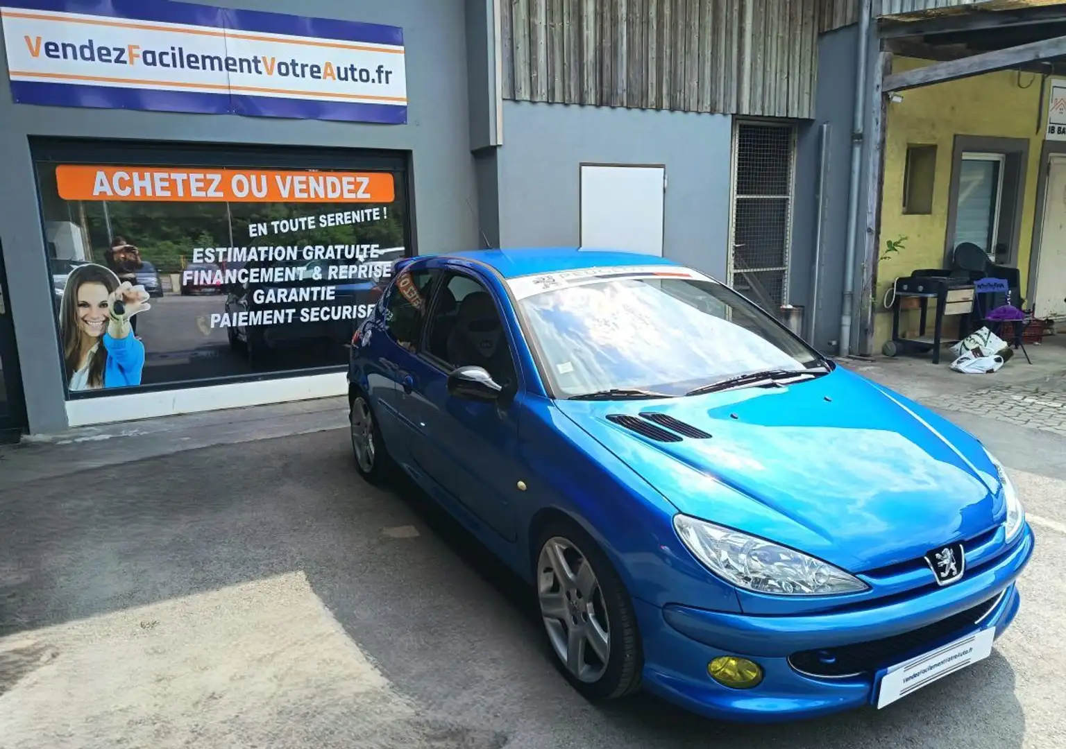 Peugeot 206 RC, 2L, 177 Ch Bleu - 2