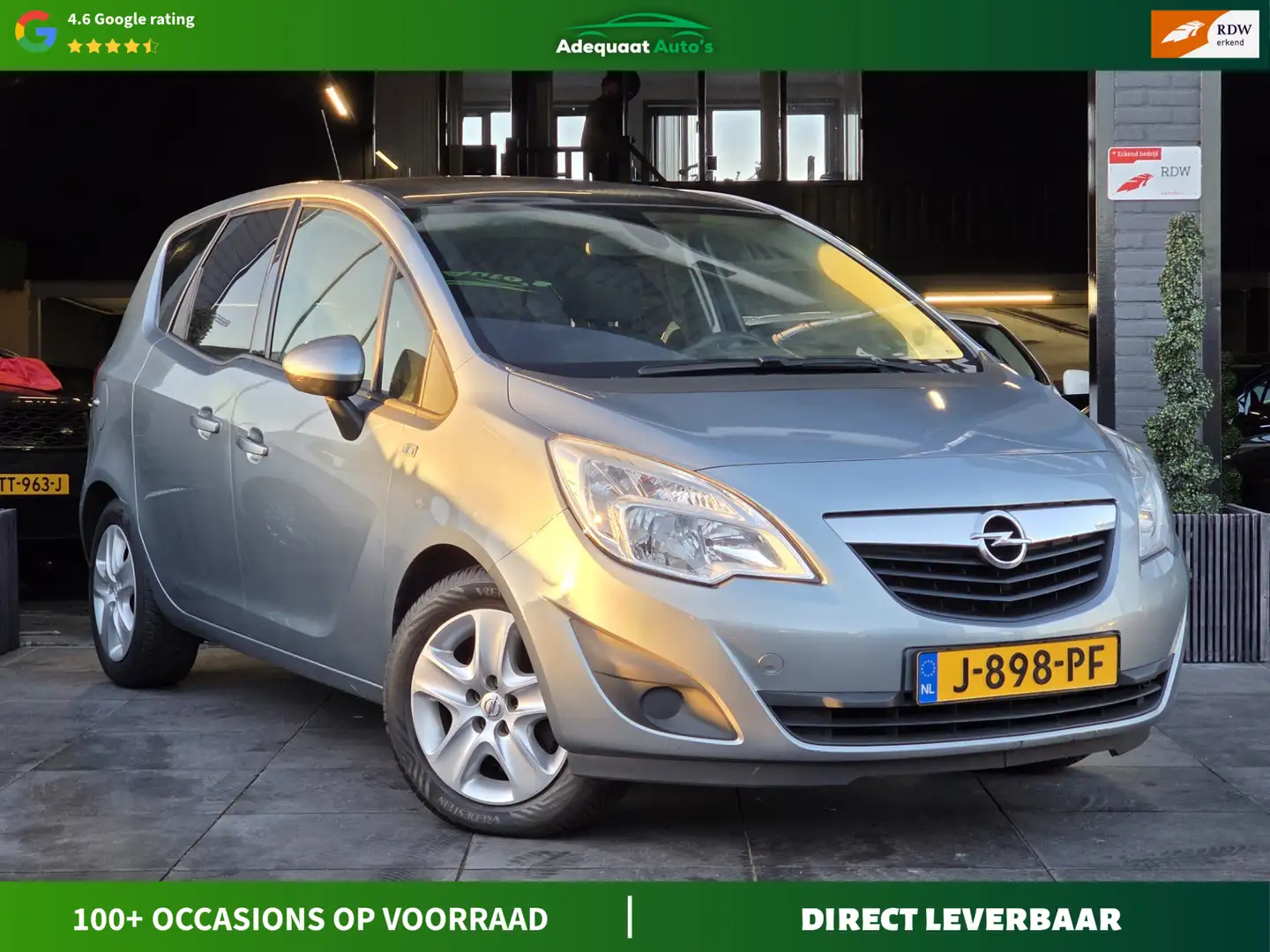 Opel Meriva 1.4 Turbo Selection|Airco|Cruise|Pano|APK| Grijs - 1