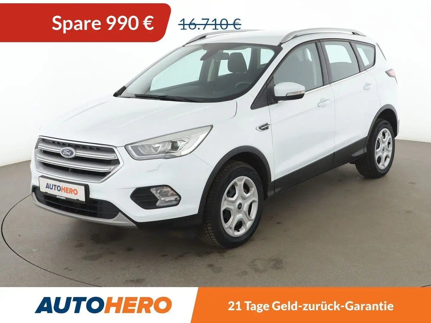 Ford Kuga 1.5 EcoBoost Cool&Connect *NAVI*TEMPO*CAM*PDC*SHZ* Weiß - 1