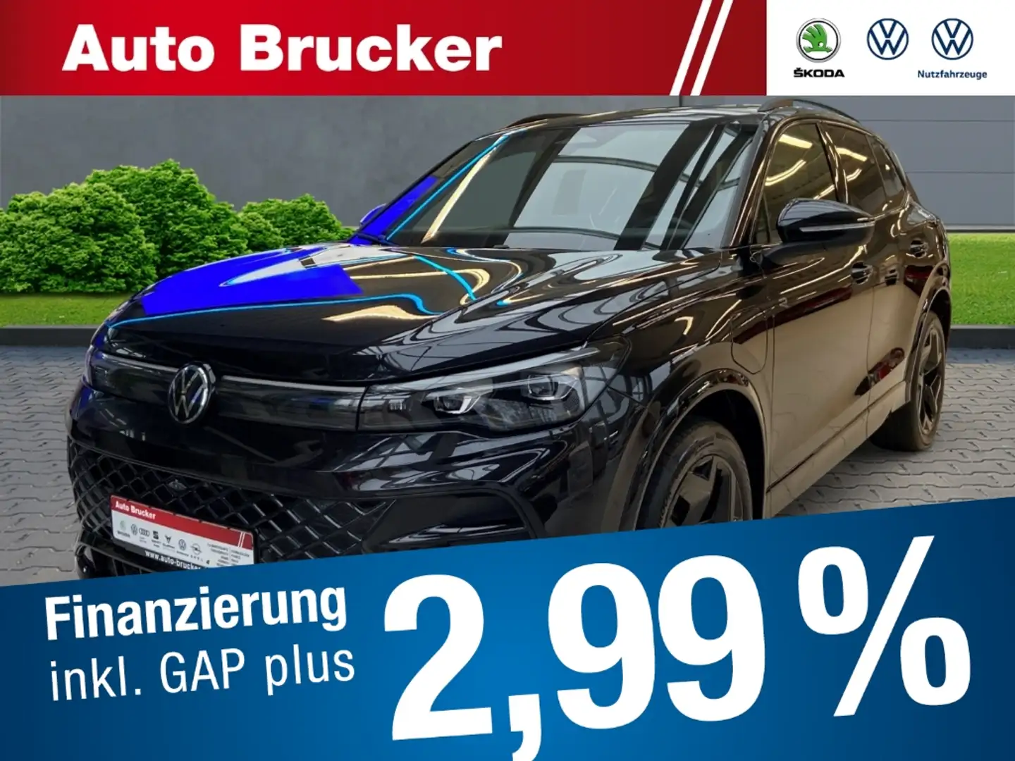 Volkswagen Tiguan 1.5 TSI eHybrid R-Line+LED+PANO+360-GRAD-KAMERA+HE Schwarz - 1