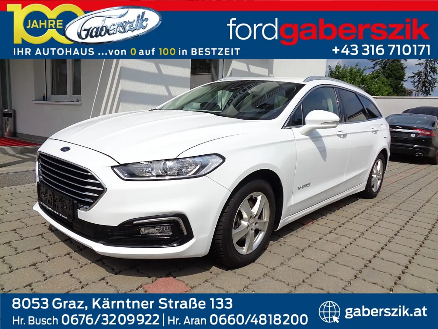 Ford Mondeo Traveller Titanium 2,0 Hybrid Aut. Weiß - 1