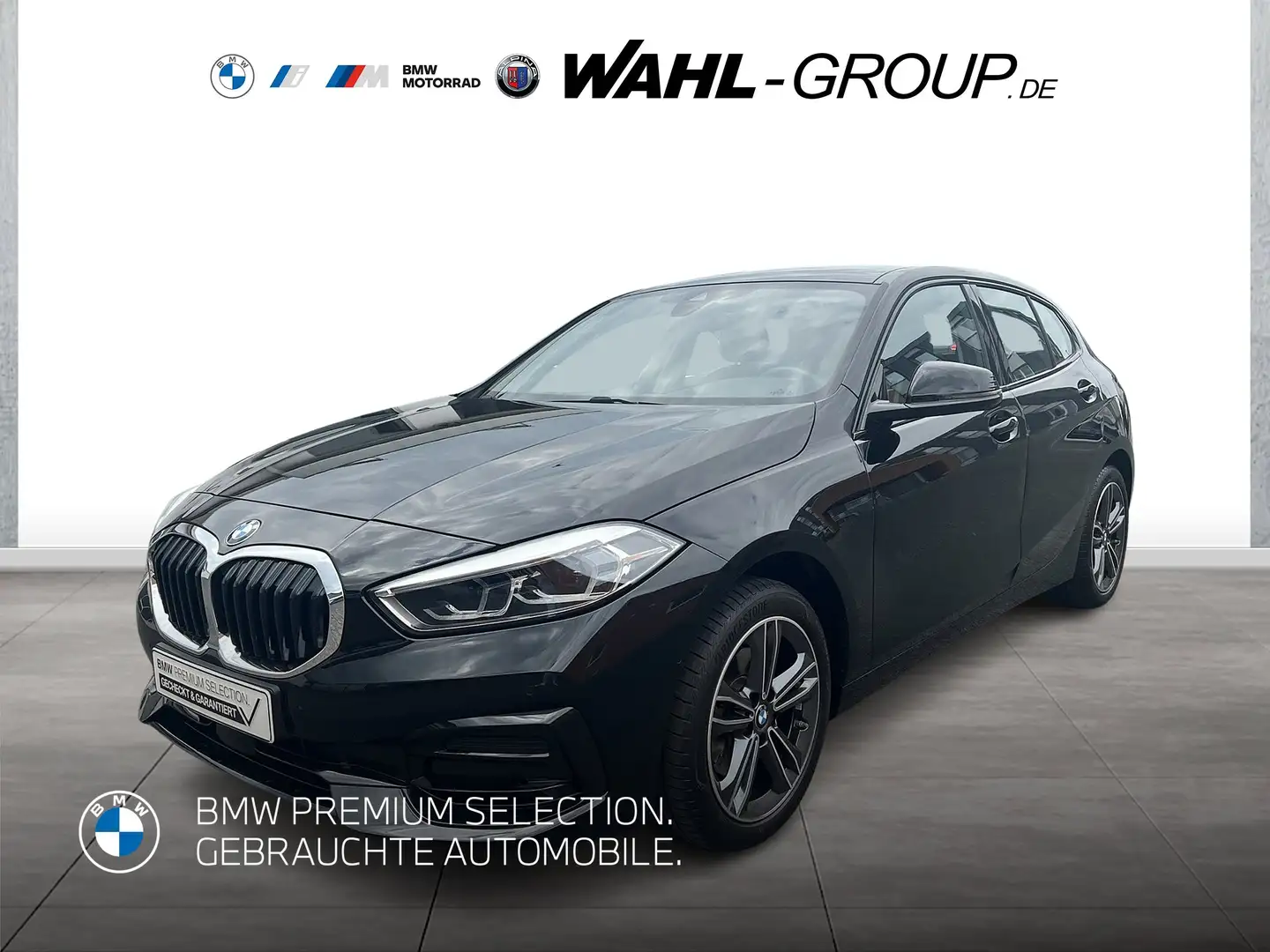 BMW 118 i Sport Line LED Navi SHZ PDC Schwarz - 1