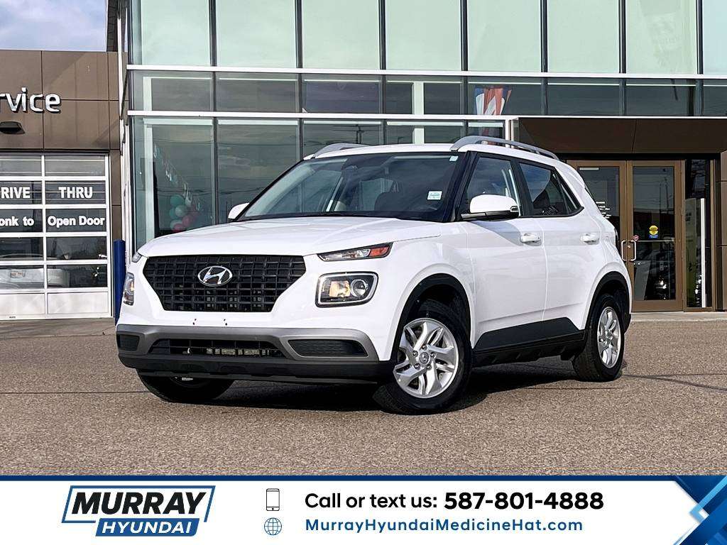 Atlas White 2025 Hyundai Venue SUV / Crossover Front-Wheel Drive Automatic