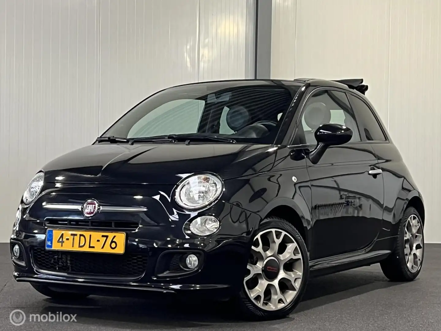 Fiat 500C 0.9 TwinAir Turbo 500S [ NAP sportpakket ] Schwarz - 1