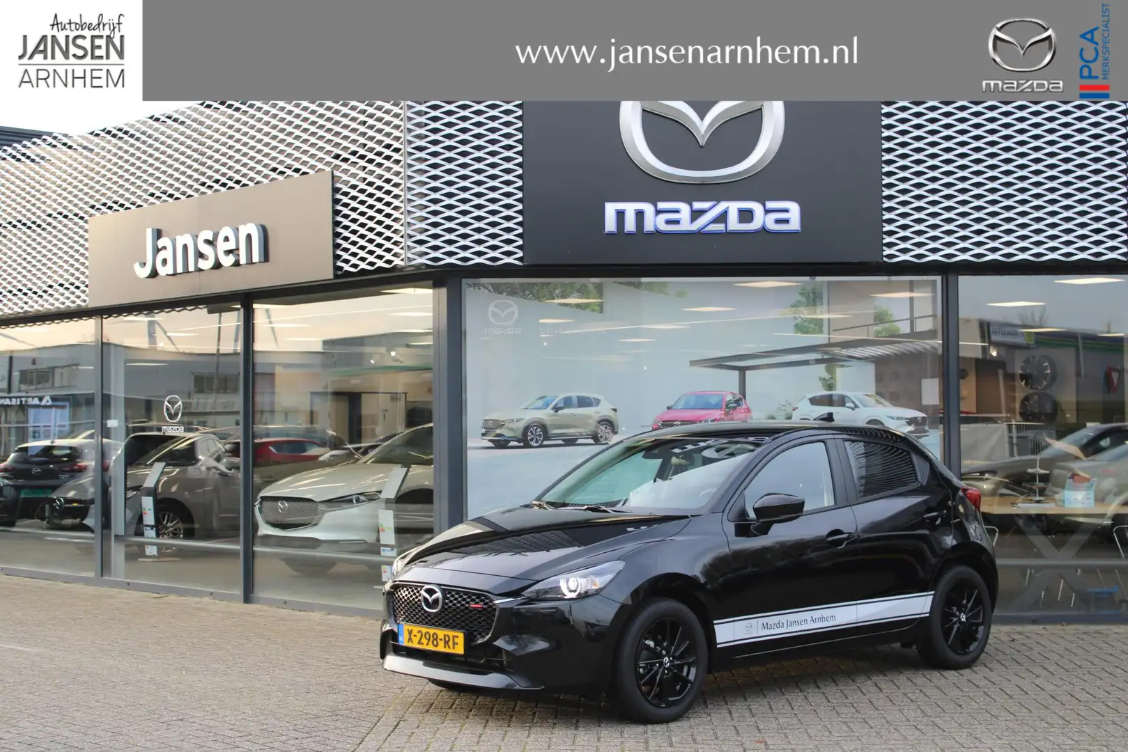 Mazda 2 1.5 e-SkyActiv-G 90 Homura , Demovoordeel € 4.090- Zwart - 1
