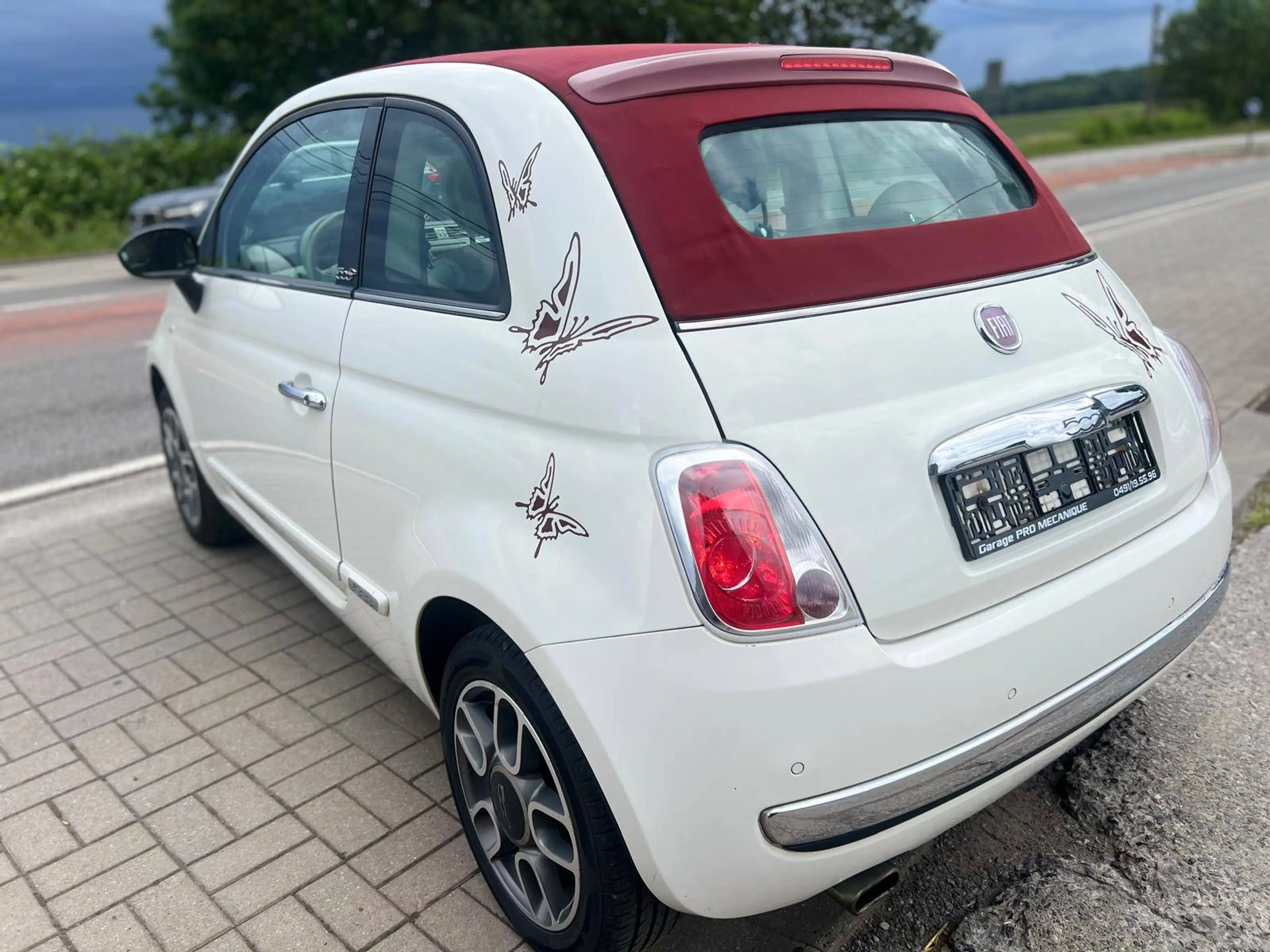 Fiat 500C 1.2i Lounge Stop*Cabriolet*1e Propriétaire*Carnet*Clim*Cuir*Ve*Re*Vc*ja*etc — photo 10