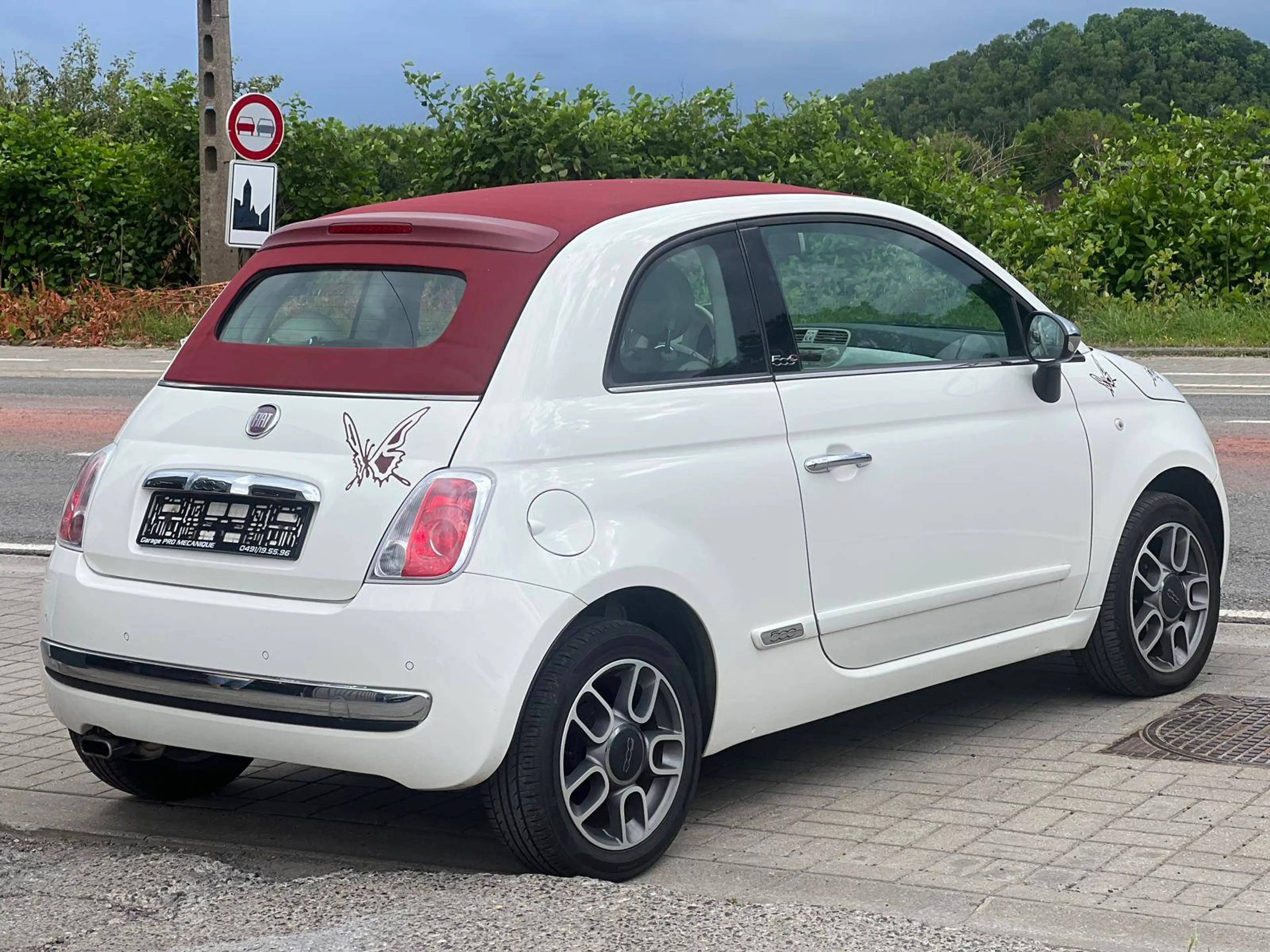 Fiat 500C 1.2i Lounge Stop*Cabriolet*1e Propriétaire*Carnet*Clim*Cuir*Ve*Re*Vc*ja*etc — photo 8