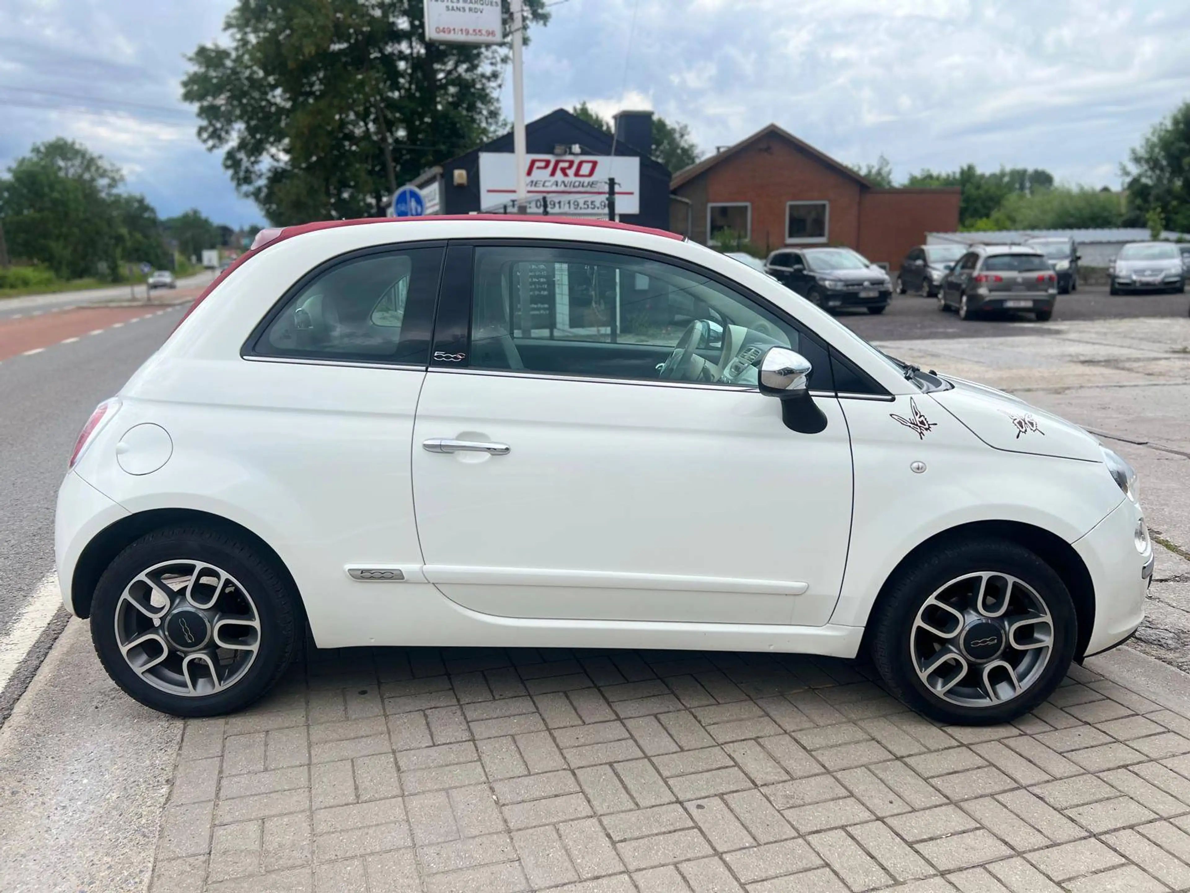 Fiat 500C 1.2i Lounge Stop*Cabriolet*1e Propriétaire*Carnet*Clim*Cuir*Ve*Re*Vc*ja*etc — photo 9
