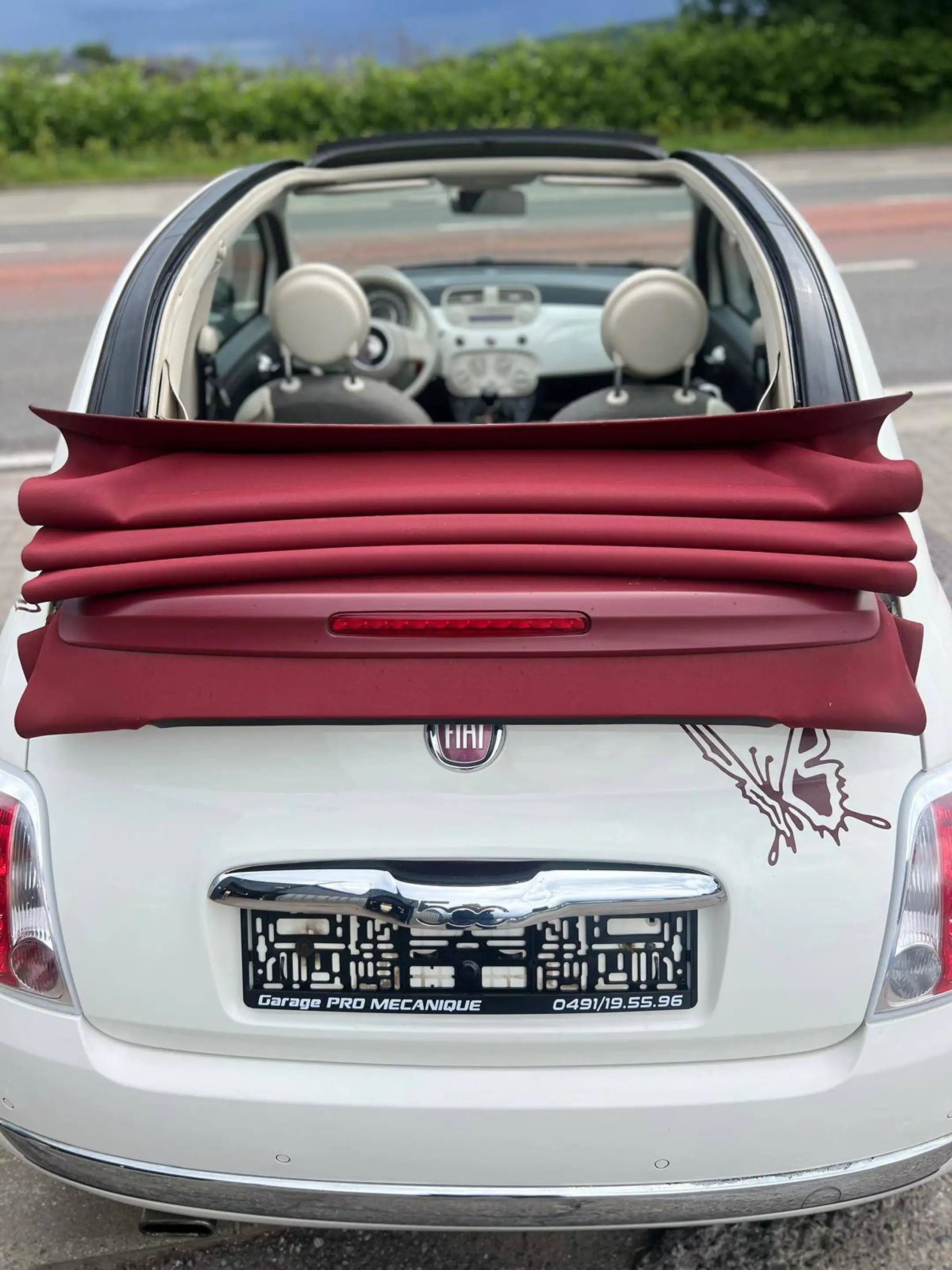Fiat 500C 1.2i Lounge Stop*Cabriolet*1e Propriétaire*Carnet*Clim*Cuir*Ve*Re*Vc*ja*etc — photo 6