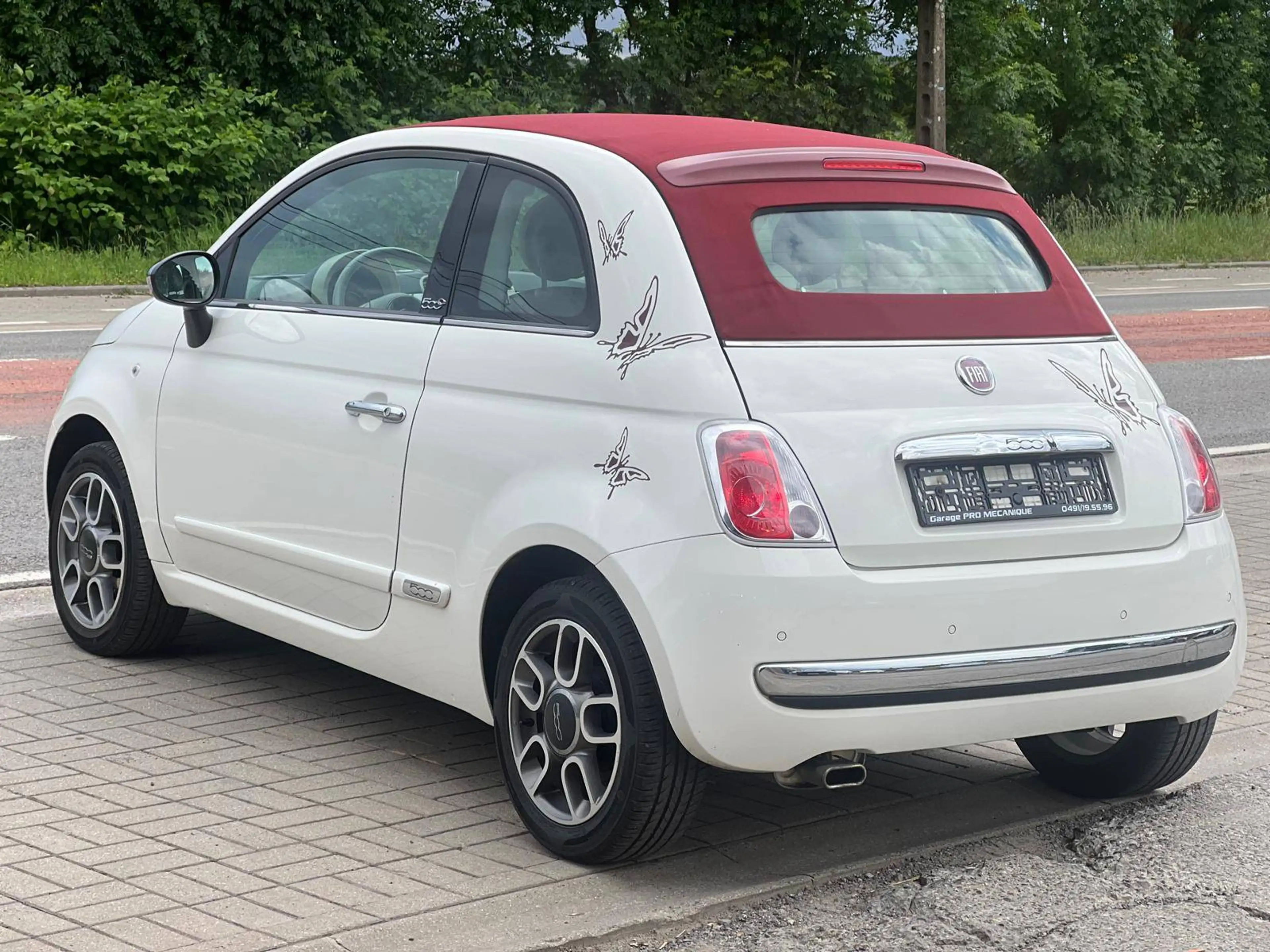 Fiat 500C 1.2i Lounge Stop*Cabriolet*1e Propriétaire*Carnet*Clim*Cuir*Ve*Re*Vc*ja*etc — photo 11