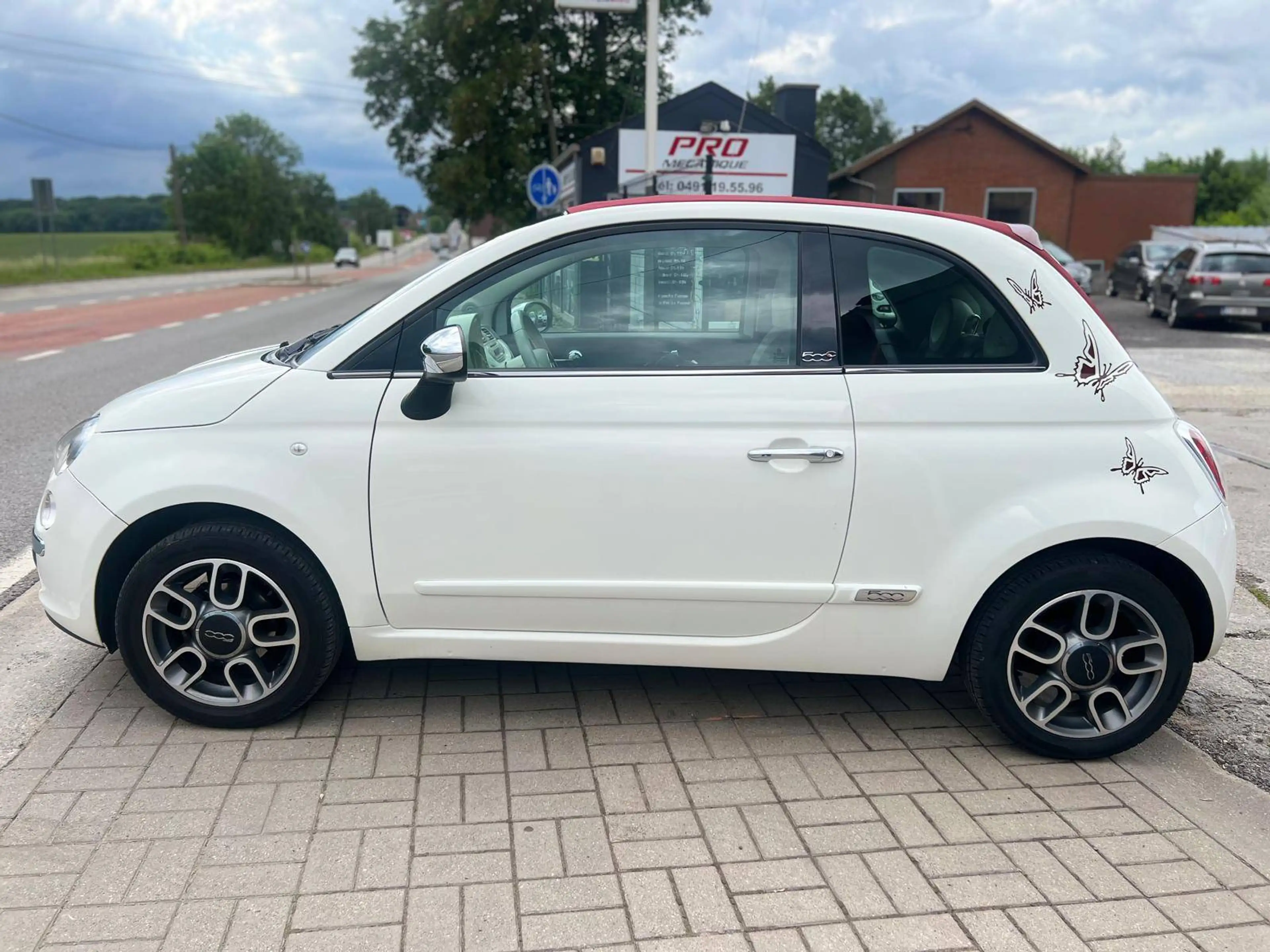 Fiat 500C 1.2i Lounge Stop*Cabriolet*1e Propriétaire*Carnet*Clim*Cuir*Ve*Re*Vc*ja*etc — photo 12