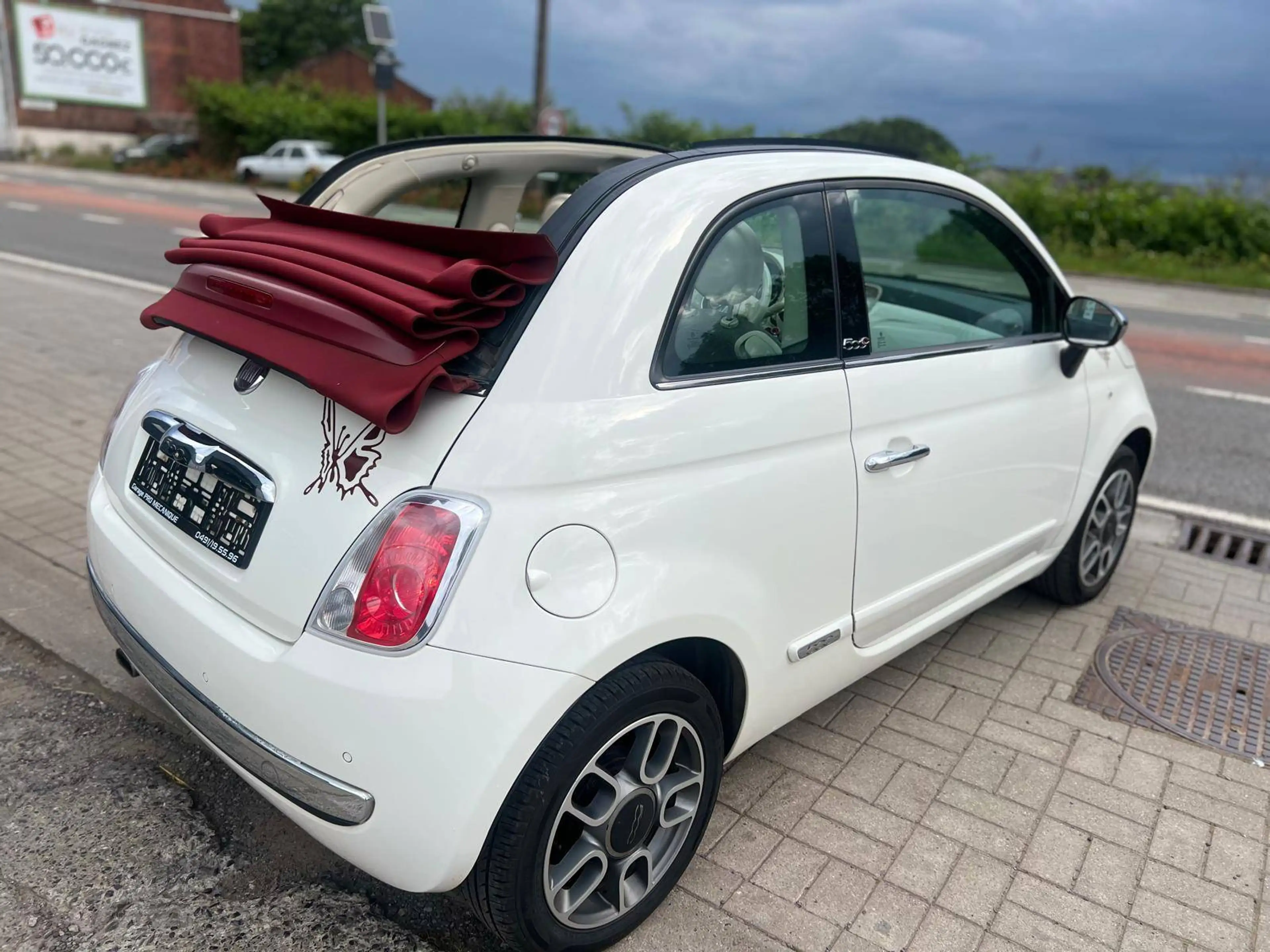 Fiat 500C 1.2i Lounge Stop*Cabriolet*1e Propriétaire*Carnet*Clim*Cuir*Ve*Re*Vc*ja*etc — photo 7