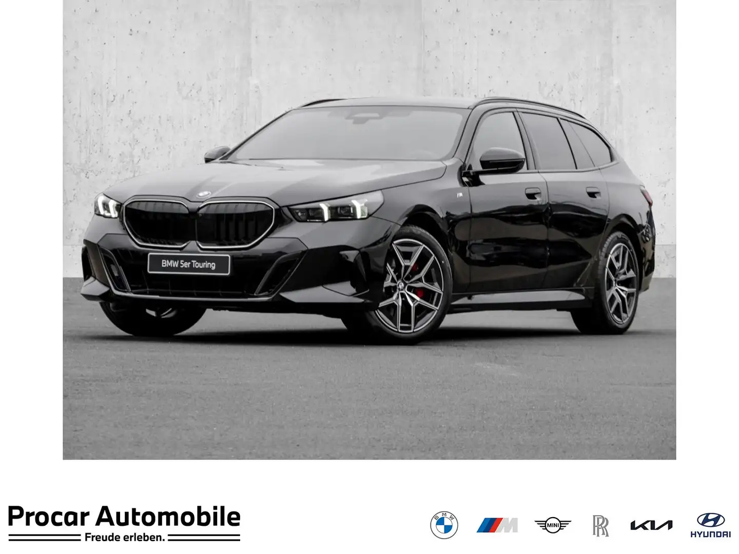 BMW 520 d 19" M-Sport PANO HuD AHK H/K DA Prof PA+ Schwarz - 1