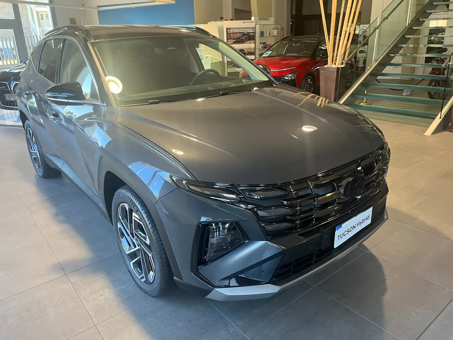 Hyundai TUCSON Tucson III 2024 1.6 hev Exellence 2wd auto Grigio - 1