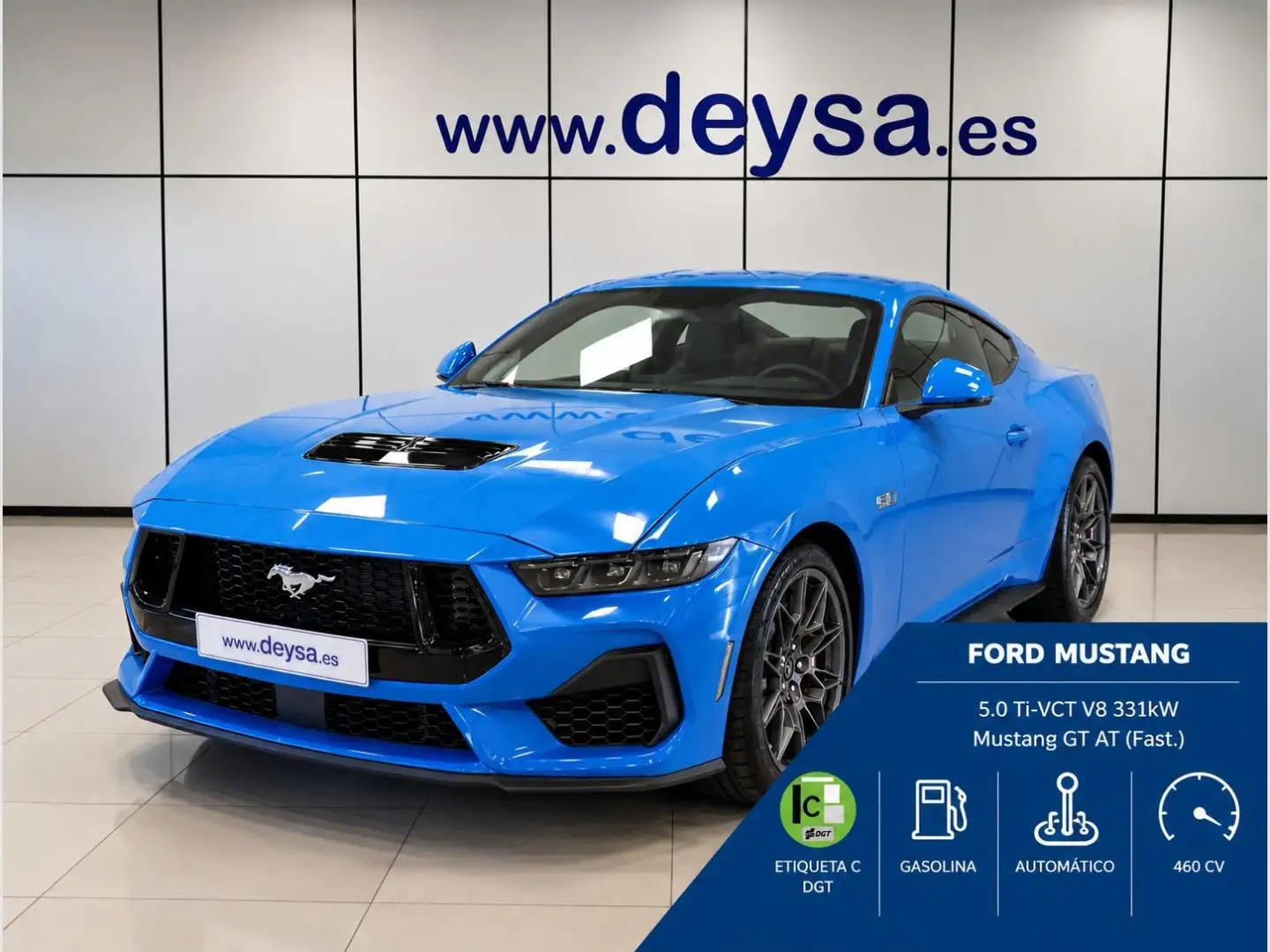 Ford Mustang 5.0 Ti-VCT V8 331KW GT AT(Fast.) Azul - 1