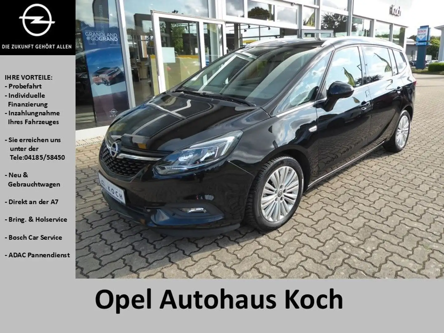 Opel Zafira C ON SHZ*LHZ*PDC*SCHECKHEFT Schwarz - 1
